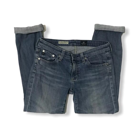 Adriano Goldschmied The Stevie Roll-Up Slim Straight Ankle Crop Jeans 26R - Picture 1 of 9